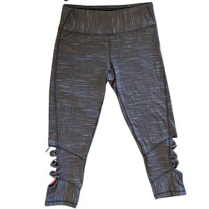 Prana Black Space Dye Yoga Pants | Size M